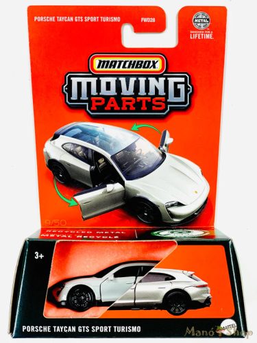 Matchbox Moving Parts - Porsche Taycan GTS Sport Turismo - nyitható kisautó