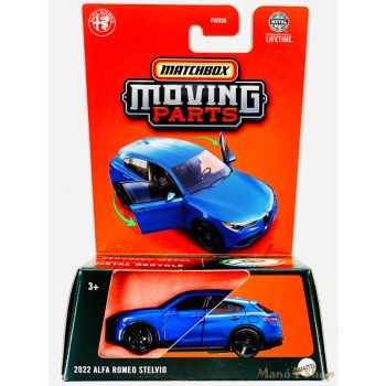   Matchbox Moving Parts - 2022 Alfa Romeo Stelvio - nyitható kisautó