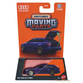   Matchbox Moving Parts - 2023 Audi RS 6 Avant - nyitható kisautó
