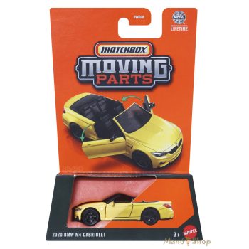   Matchbox Moving Parts - 2020 BMW M4 Cabriolet - nyitható kisautó