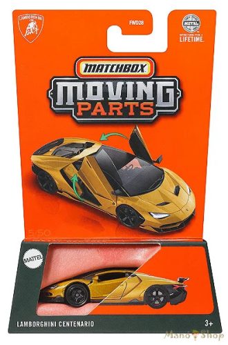 Matchbox Moving Parts - Lamborghini Centenario - nyitható kisautó