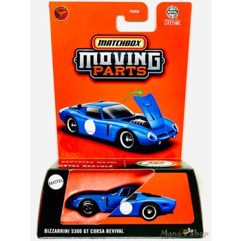   Matchbox Moving Parts - Bizzarrini 5300 GT Corsa Revival - nyitható kisautó