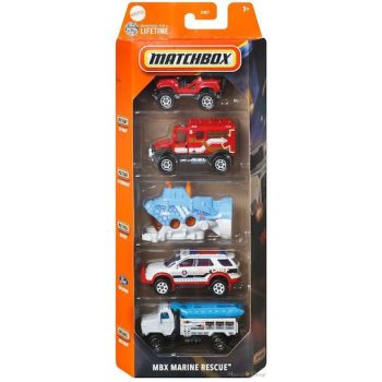 Matchbox - Kisautók MBX Marine Rescue 5 db-os szett