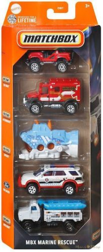Matchbox - Kisautók MBX Marine Rescue 5 db-os szett