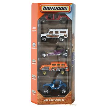 Matchbox - Kisautók MBX Adventure IV. 5 db-os szett