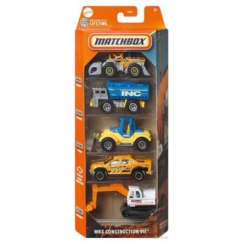 Matchbox - Kisautók MBX Construction VII 5 db-os szett