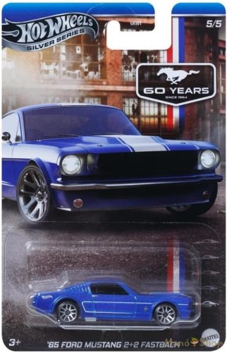 Hot Wheels - Silver Series Mustang 60 Years - '65 Ford Mustang 2+2 Fastback