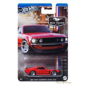   Hot Wheels - Silver Series Mustang 60 Years - '69 Ford Mustang Boss 302