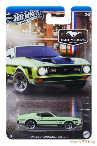 Hot Wheels - Silver Series Mustang 60 Years - '71 Ford Mustang Mach 1