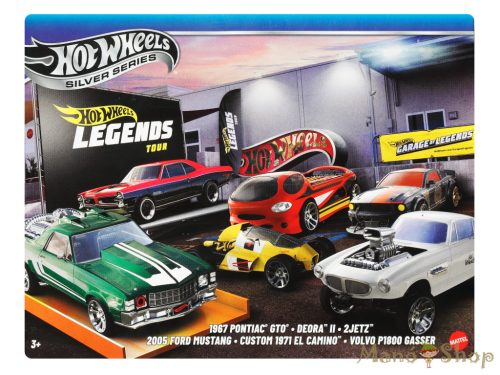 Hot Wheels : Silver Series : HW Legends Tour 6 db-os fém kisautó szett