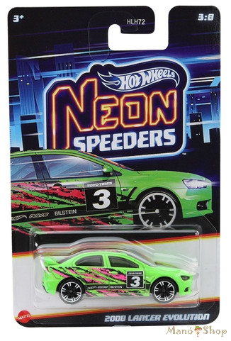Hot Wheels - Neon Speeder - 2008 Lancer Evolution