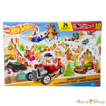   Hot Wheels : Advent Calendar - Adventi kalendárium kisautókkal és kiegészítőkkel