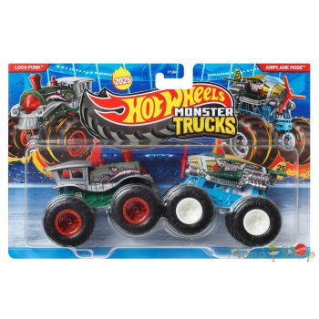   Hot Wheels Monster Trucks - 2-es Csomag - Lock Punk vs Airplane Mode