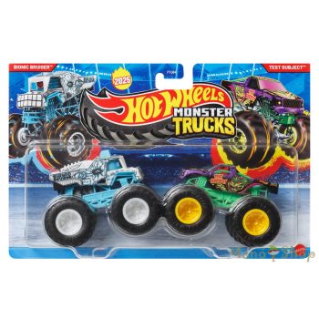   Hot Wheels Monster Trucks - 2-es Csomag - Bionic Bruiser vs Test Subject