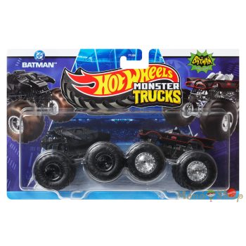   Hot Wheels Monster Trucks - 2-es Csomag - DC Batman vs Batman Classic TV Series
