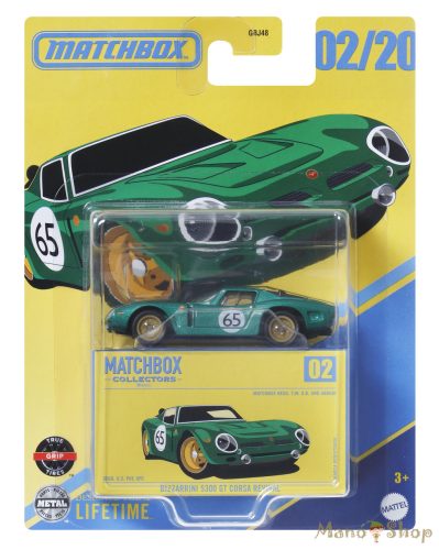 Matchbox Collectors: Bizzarrini 5300 GT Corsa Revival: Gyűjtői kisautó