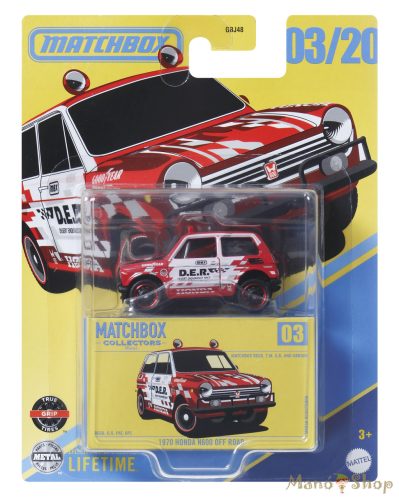 Matchbox Collectors - 1970 Honda N600 Off Road - Gyűjtői kisautó 