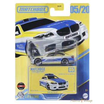 Matchbox Collectors - BMW M5 Police - Gyűjtői kisautó 