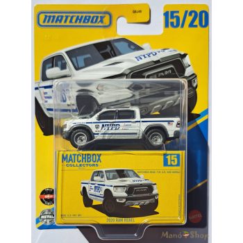   Matchbox Collectors - 2020 Ram Rebel "NYPD" - Gyűjtői kisautó 