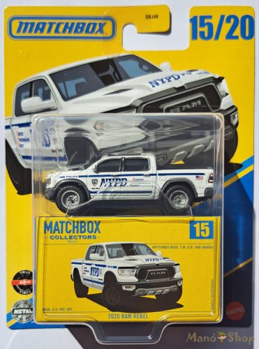 Matchbox Collectors - 2020 Ram Rebel "NYPD" - Gyűjtői kisautó 