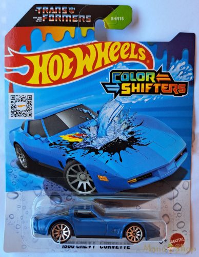 Hot Wheels színváltós kisautó - 1980 Chevy Corvette "Transformers"