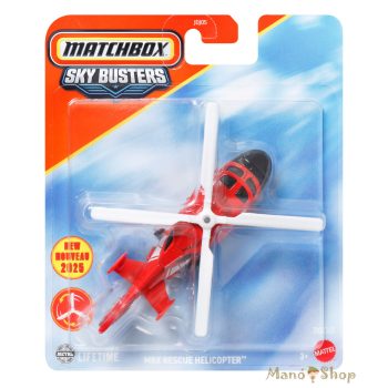 Matchbox Repülő - MBX Rescue Helicopter - Sky Busters