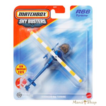 Matchbox Repülő - Robinson R66 Turbine - Sky Busters