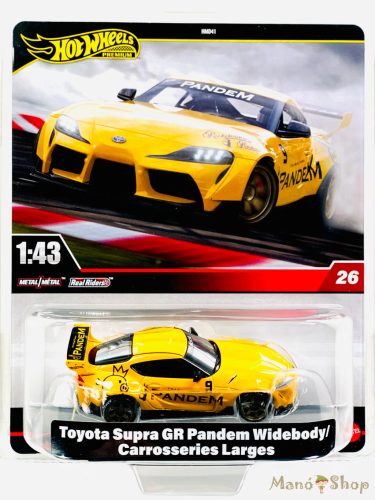 Hot Wheels Premium - Toyota Supra GR Pandem Widebody - 1:43