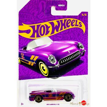   Hot Wheels - 57th Anniversary Purple and Gold series - '55 Chevrolette Corvette