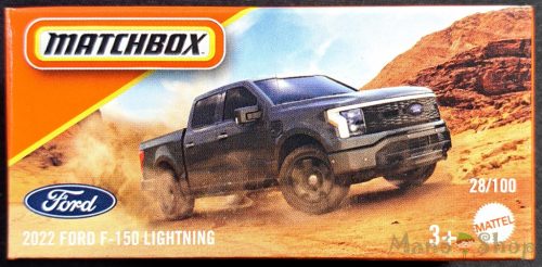 Matchbox - 2022 Ford F-150 Lightning - kisautó papírdobozban