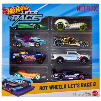   Hot Wheels - Lets Race - 8 db-os kisautó készlet "Netflix"