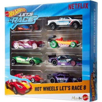   Hot Wheels - Lets Race - 8 db-os kisautó készlet "Netflix"