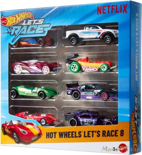 Hot Wheels - Lets Race - 8 db-os kisautó készlet "Netflix"