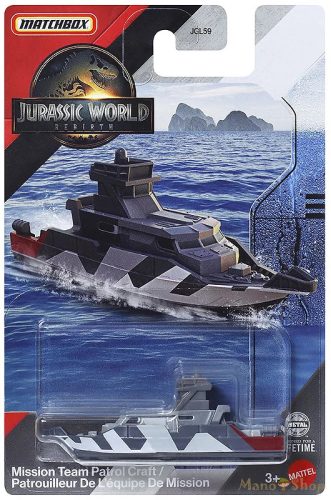 Matchbox - Jurassic World -  Mission Team Patrol Craft