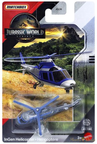 Matchbox - Jurassic World -  InGen Helicopter