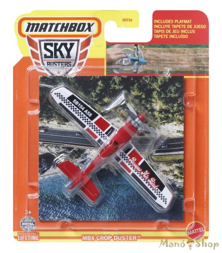 Matchbox Repülő - MBX Crop Duster - Sky Busters