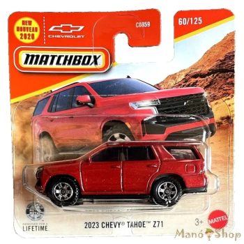 Matchbox: 2023 Chevy Tahoe Z71 piros SUV kisautó 60/125
