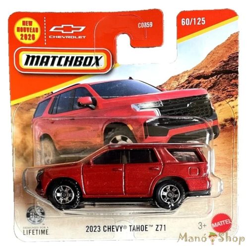 Matchbox: 2023 Chevy Tahoe Z71 piros SUV kisautó 60/125