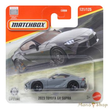 Matchbox: 2023 Toyota GR Supra szürke kisautó 121/125