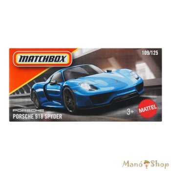 Matchbox : Porsche 918 Spyder fém kisautó