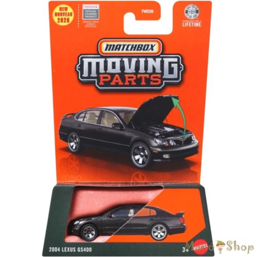 Matchbox Moving Parts - 2004 Lexus GS400 - nyitható kisautó