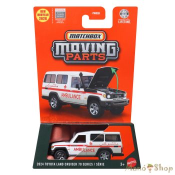   Matchbox Moving Parts: 2024 Toyota Land Cruiser 70 Series Ambulance kisautó