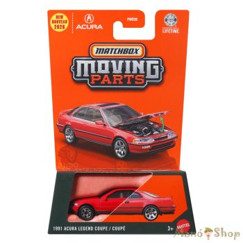   Matchbox Moving Parts: 1991 Acura Legend Coupe nyitható kisautó
