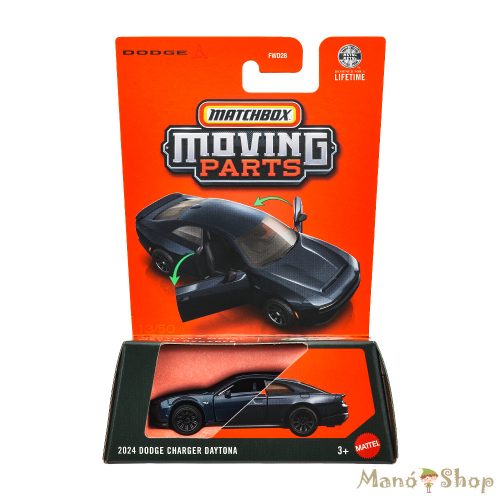 Matchbox Moving Parts - 2024 Dodge Charger Daytona - nyitható kisautó