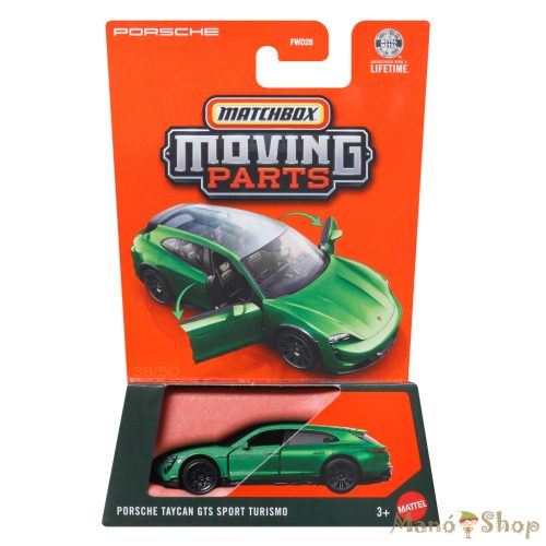 Matchbox Moving Parts: Porsche Taycan GTS Sport Turismo kisautó