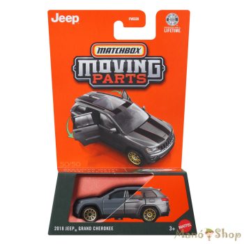   Matchbox Moving Parts: 2018 Jeep Grand Cherokee nyitható kisautó