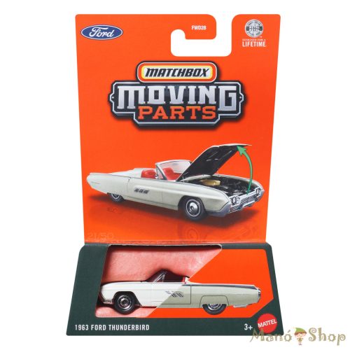 Matchbox Moving Parts - 1963 Ford Thunderbird - nyitható kisautó