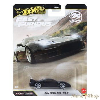   Hot Wheels Premium: Fast & Furious: 2003 Honda NSX Type-R 1/64 kisautó
