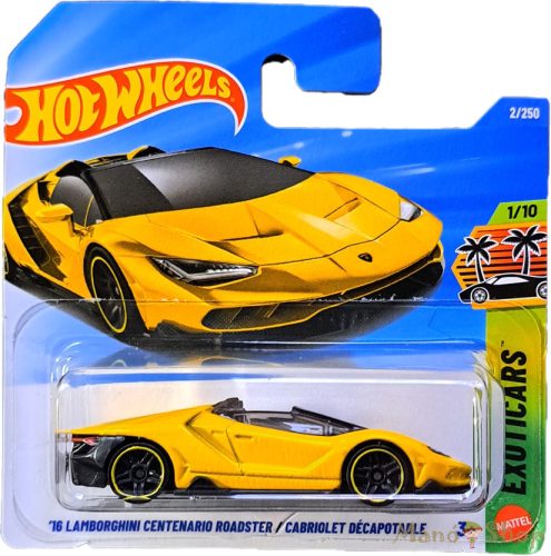 Hot Wheels - Exoticars - '16 Lamborghini Centenario Roadster