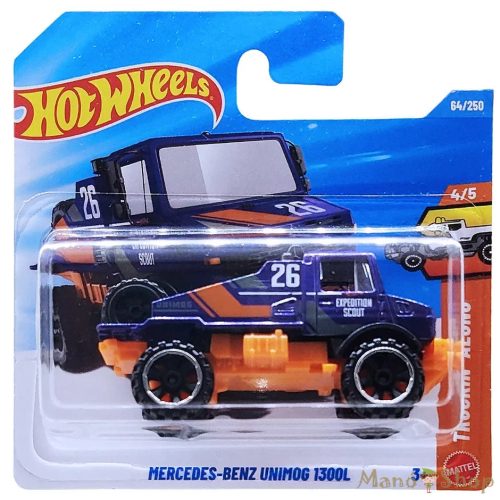 Hot Wheels - Truckin' Along - Mercedes-Benz Unimog 1300L